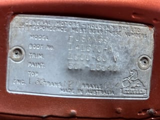 1975 Holden HJ Kingswood 4.2 V8 4 Speed Manual