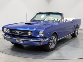1965 Ford Mustang Convertible 302ci - Estoril Blue Metallic 