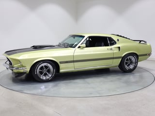 1969 Ford Mustang Mach 1 351 4V Windsor 4sp Man - Lime Gold