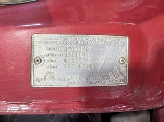 1976 Holden HX Monaro LE - Crimson Red