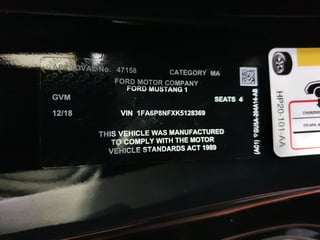 2019 Dick Johnson Limited Edition Mustang - Build 18/30 - MANUAL