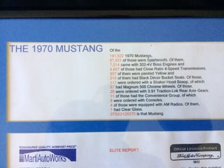 1970 Ford Mustang Boss 302 highly optioned