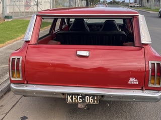 1969 Chrysler Valiant VF Pacer Wagon - Little Hood Riding Red