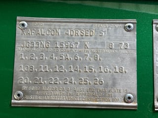 1973 Ford Falcon XA GT Sedan - RPO 83