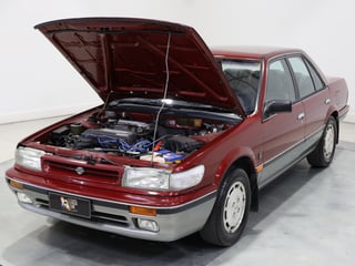 1991 Nissan Pintara Ti - 86,534km - Burgundy Metallic