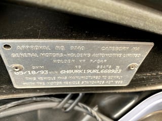 1993 HSV VR Clubsport - Build No.134