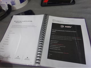 2006 HSV GTO Signature No. 40 / 70