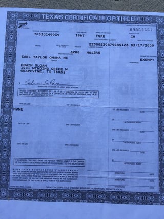 1967 Ford Mustang Convertible 289 V8