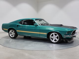 1969 Ford Mustang Mach 1 351ci Windsor - Silver Jade Metallic