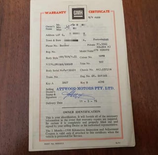 1974 HJ GTS Monaro 4.2L V8