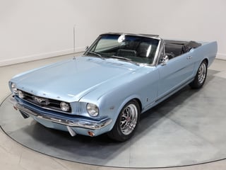 1966 Ford Mustang Convertible GT - 289 4V - Silver Blue