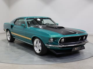 1969 Ford Mustang Mach 1 351ci Windsor - Silver Jade Metallic