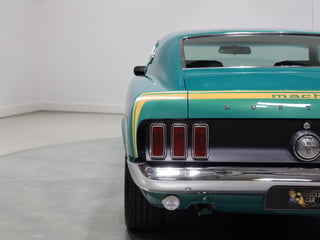 1969 Ford Mustang Mach 1 351ci Windsor - Silver Jade Metallic