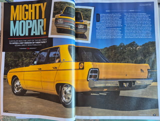 1970 Chrysler Valiant VG Pacer E31 Big Tank