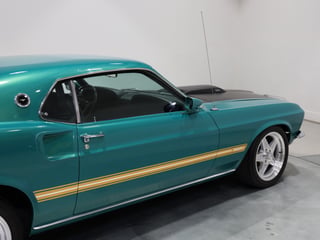 1969 Ford Mustang Mach 1 351ci Windsor - Silver Jade Metallic