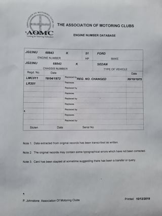 1973 XA GS Falcon 351 V8 K Code SUNROOF
