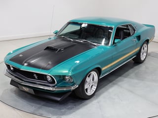 1969 Ford Mustang Mach 1 351ci Windsor - Silver Jade Metallic