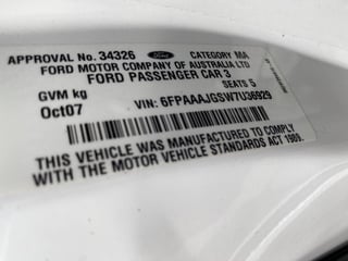 2007 FPV BF MKII GT Cobra Build No 189 