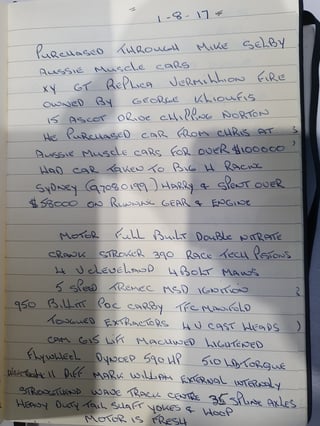 1971 XY Falcon GTHO Phase 3 Replica