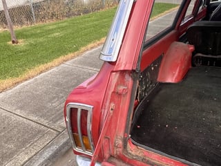1969 Chrysler Valiant VF Pacer Wagon - Little Hood Riding Red