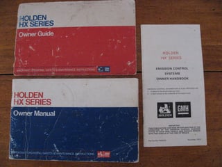 1977 HX Holden Kingswood Deluxe 4.2L