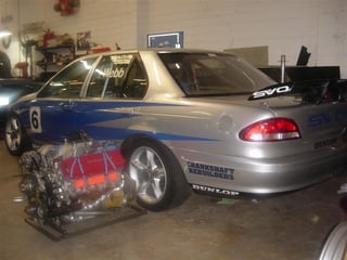 Mick Webb built EL SVO race car