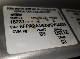 2012 FPV FG Mk II Falcon Boss 335 GTP