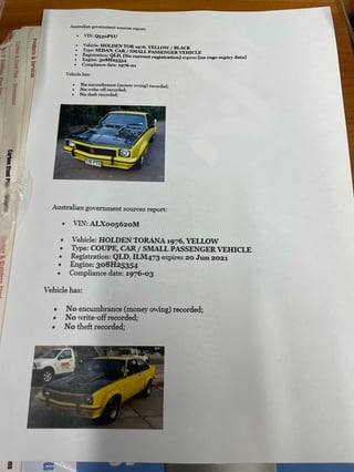 1976 LX SS Torana Hatchback 5 litre 4 speed