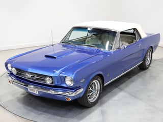 1965 Ford Mustang Convertible 302ci - Estoril Blue Metallic 