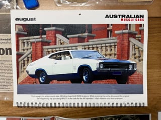 1973 Ford XA Falcon 500 Superbird - Polar White 