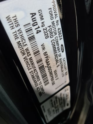 2014 FPV Pursuit Ute - Build Number 80/120