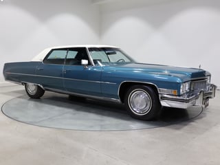 1973 Cadiliac DeVille 4-door Pillarless - 16,673 miles from new!
