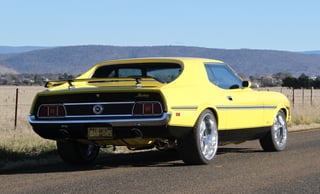 1972 Mustang 2 door hardtop Show car