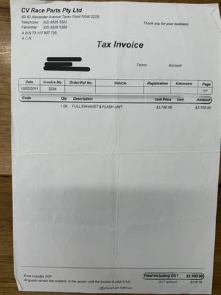 2007 FPV BF MKII GT Build No 450 - Silhouette