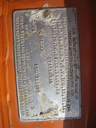 HQ Statesman DeVille 350 V8