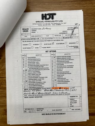 1985 Holden HDT VK Calais Director 333 Pack -  5.0 Litre V8