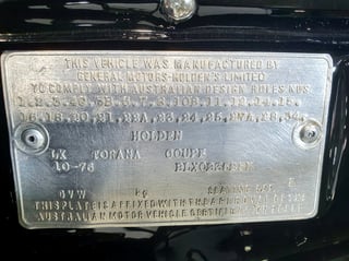 1976 LX Torana SS Hatchback - 5 Litre 4 Speed