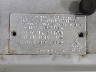 1972 Holden LJ Torana S - Project