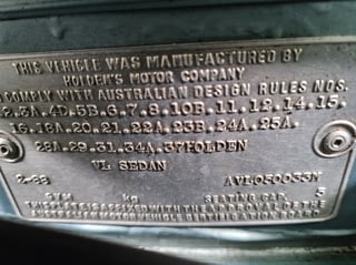 1988 HSV VL SS Group A Walkinshaw Build No.174