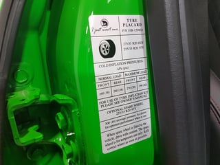 2017 HSV Gen F2 GTSR - Spitfire Green Manual