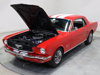 1966 Ford Mustang Coupe 289ci LHD- Candy Apple Red