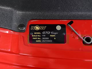 2002 HSV Coupe GTO V2 Series II - Sting Red … $59,990