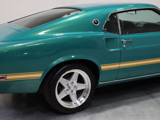 1969 Ford Mustang Mach 1 351ci Windsor - Silver Jade Metallic
