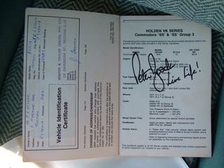 HDT VK Group A Brock Commodore #321{SOLD}