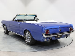 1965 Ford Mustang Convertible 302ci - Estoril Blue Metallic 