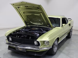 1969 Ford Mustang Mach 1 351 4V Windsor 4sp Man - Lime Gold