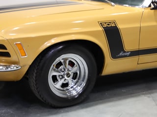 1970 Ford Mustang Convertible 302ci - Bright Gold 