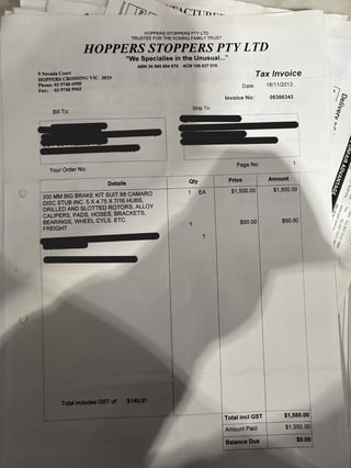 1968 Chevrolet SS Camaro 396 Big Block