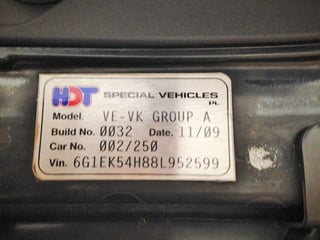 2009 VE HDT VK Group A Retro - Build No. 2