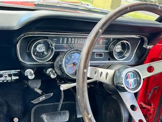 1965 Ford Mustang Hardtop - Rangoon Red